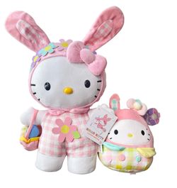 Hello kitty Easter greeter & Squishmallow