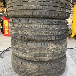 (4) - Like New 235/75/16 General Grabber HTS60 Tires