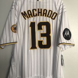 Manny Machado San Diego Padres Jersey-White