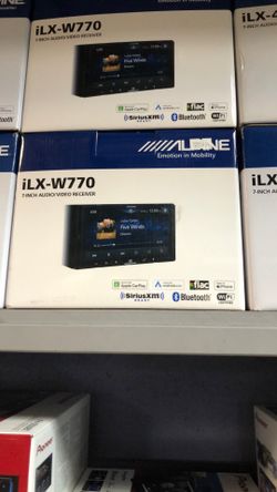 Alpine ilx-w770 on sale today for 399.99