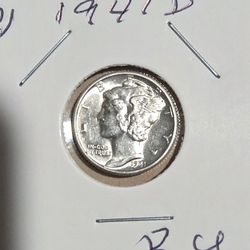 1941D Mercury Dime