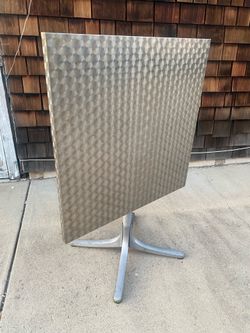 Stainless steel tilting table $95