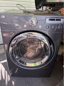 LG Tromm Gas Dryer Gray