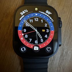 Apple Watch  Ultra 3 Black On black Custom Band