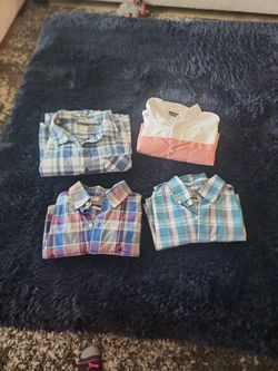 Boys Large Shirts 2-Van & 2-Van Heusen