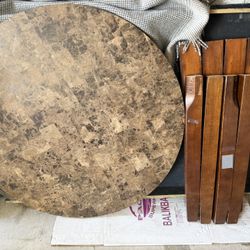 Table, Round and Rectangle Marble-top