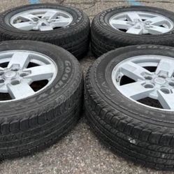 17” JEEP COMMANDER WRANGLER WE FINANCE TRADES ACCEPTED RIMS TIRES SET FACTORY GRAND CHEROKEE 