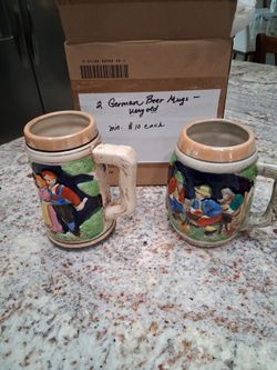Vintage German Mugs ( Never Used. Just Sat On A Shelf) 