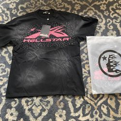 Brand New Pink Hellstar T Shirt Size S & M