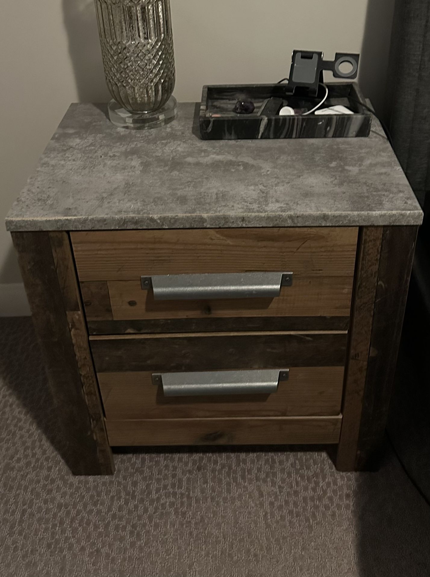 Night Stand And Dresser Set