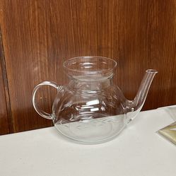Princess House heritage Blown Glass Tea Pot