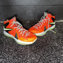 LeBron X 10’s P.S Elite Bright Crimsons 
