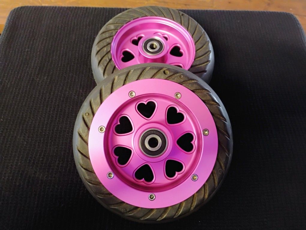 Rare Goped Engine Trix Go Ped Valentine's Billet Wheels 300 Firm