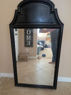 Black Framed Wall Mirror