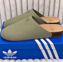 Adidas Originals Mule Slippers Olive Green Size 9 men