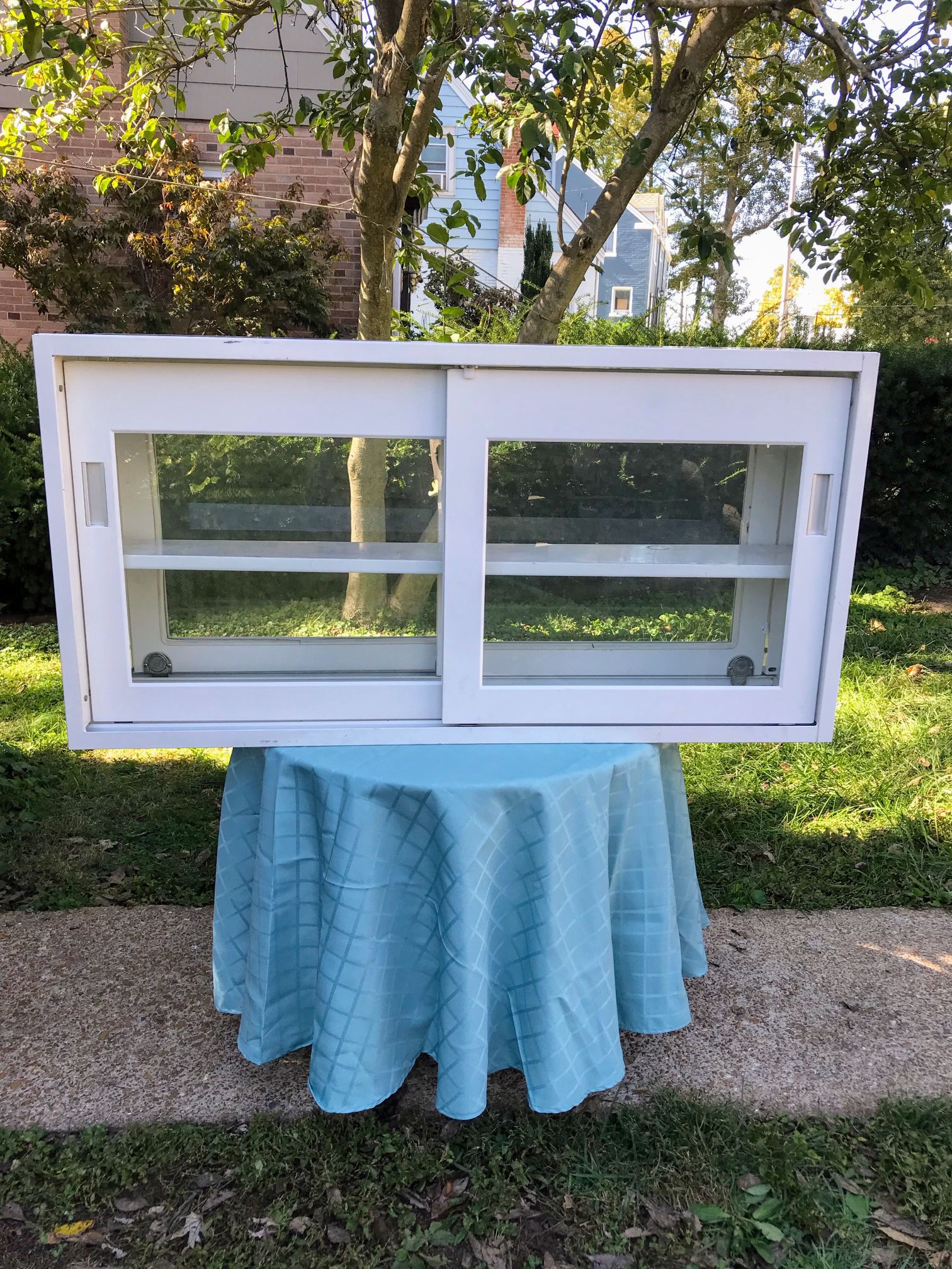 PENDING -Unique Cabinet With Sliding Doors On Both Sides