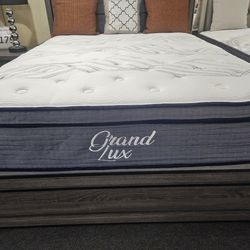 Brand new 14" thick aoft pocket coils full pillowtop mattress