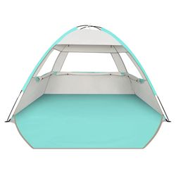 🔥Brand new🔥 Beach Tent Sun Shelter for 3Person, UPF 50+ UV Protection Beach Canopy, Lightweight and Easy Setup Cabana, Portable Shade Tent
