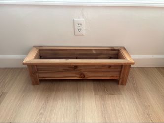 Rectangular Cedar Planter Box 27” x 8.5”