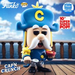 10”🏴‍☠️Cap’n Crunch 🥣Funko Pop! Exclusive