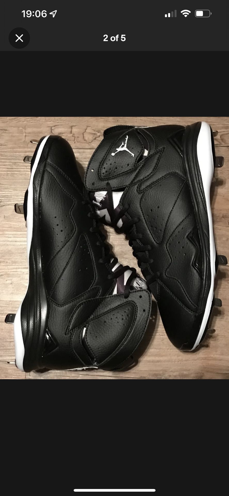 Air Jordan 7 Baseball Cleat Oreo