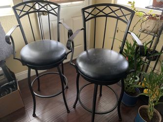 Six Bar Stool Chairs