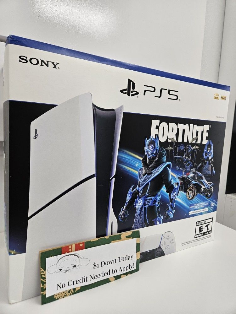 Sony Playstation 5 Slim Ps5 Gaming Console - Pay $1 To Take It Home Today and pay the rest later.