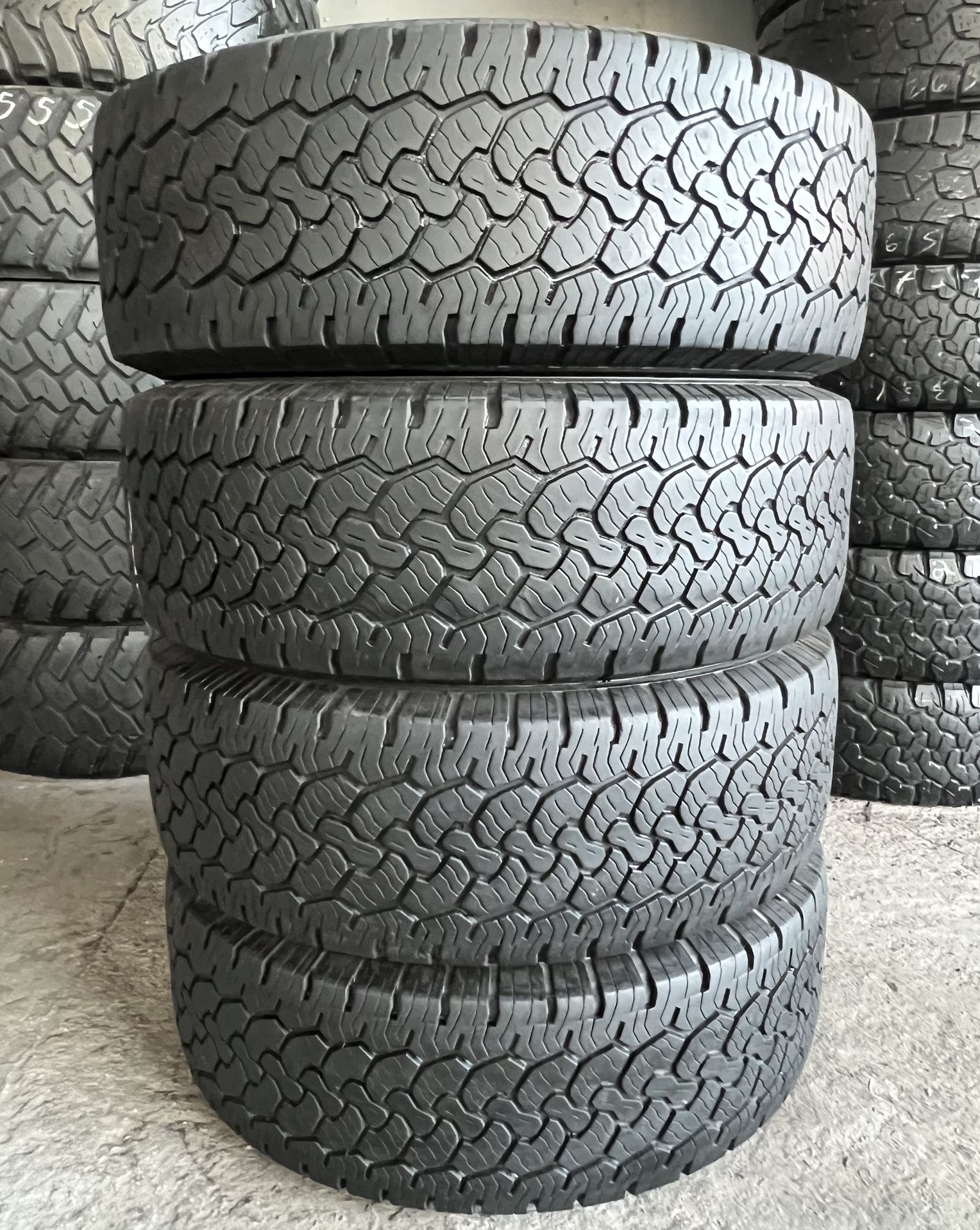 BFG LT 265/70/17 ALL TERRAIN TIRES 10 PLY $330 CASH TOTAL‼️