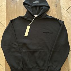 Black Essential Hoodie Size Small Brand New With Tag And Bag