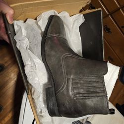 Vance Company Mens Alex Chelsea Faux Leather Boots