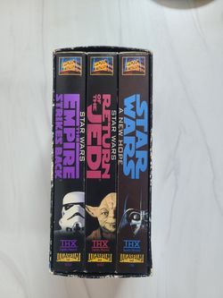 Star Wars Trilogy VHS Lucas Film