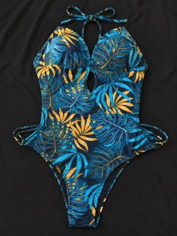 Brand new Size Large  One piece monokini bathing suit