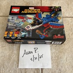 Lego Marvel 76076 Captain America Jet Pursuit New and Sealed