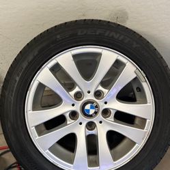 06 BMW 3251 E90 1 wheel with tire 16x7