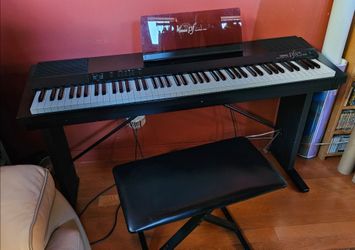 Yamaha digital piano.