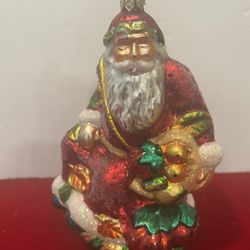 Christopher Radko Christmas Ornament Santa For All Seasons