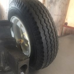 Trailer Tire & Wheel 4.80/4.00