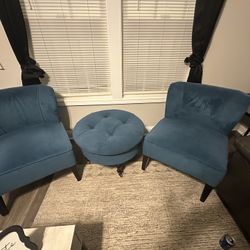 Accent Chairs & Ottoman