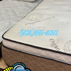 Royal Memory Foam Beige King Set Mattress And Box Pillowtop 