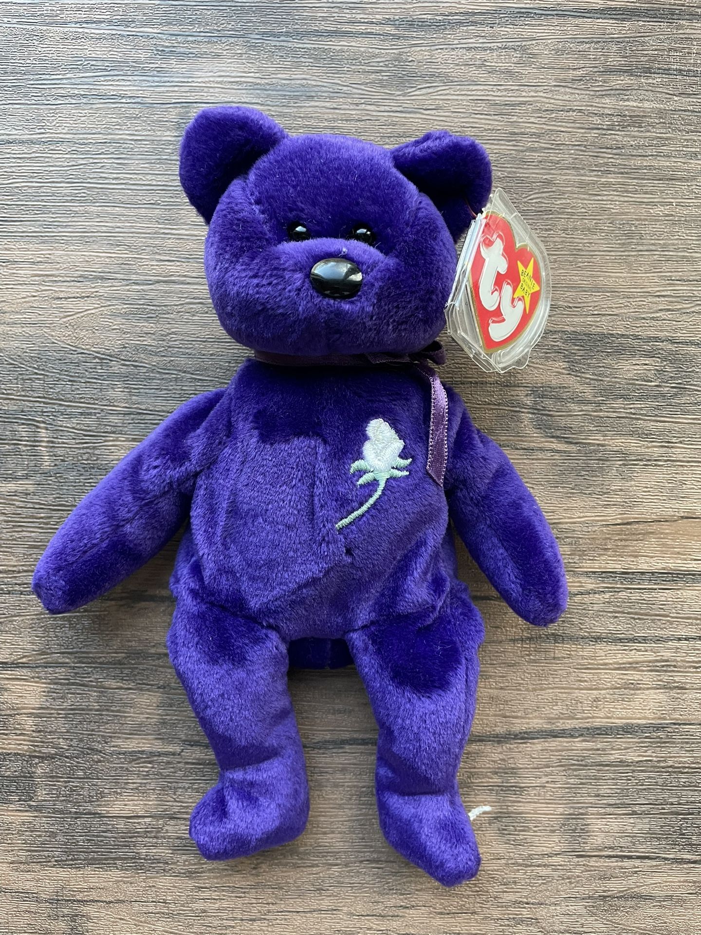 Princess Diana Ty Beanie Baby 1997 RARE WITH TAG ERROR and PE PELLETS NEW.