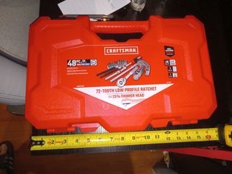 Craftsman 48 Puece Ratchet & Socket Set NEW SEALED