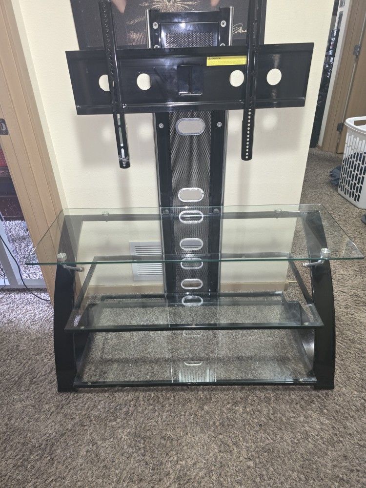 3 Level Glass TV Stand $40 OBO