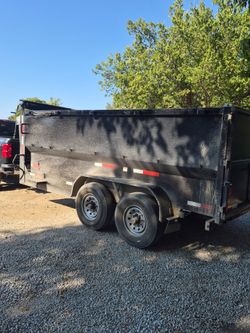Dump trailer for
