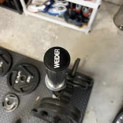 Weider Weighted Curl Bar 