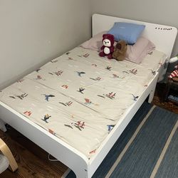 Ikea White SLÄKT Extendable Bed Frame Kid