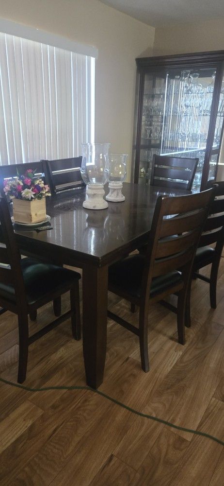 Wood Table and Chairs