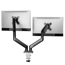 ErGear Dual Monitor Mount — Gas Spring Arms for Two Screens up to 33"