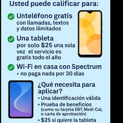 Freeeeee!!! Phones With Medical Or Any Low Income Benifits.