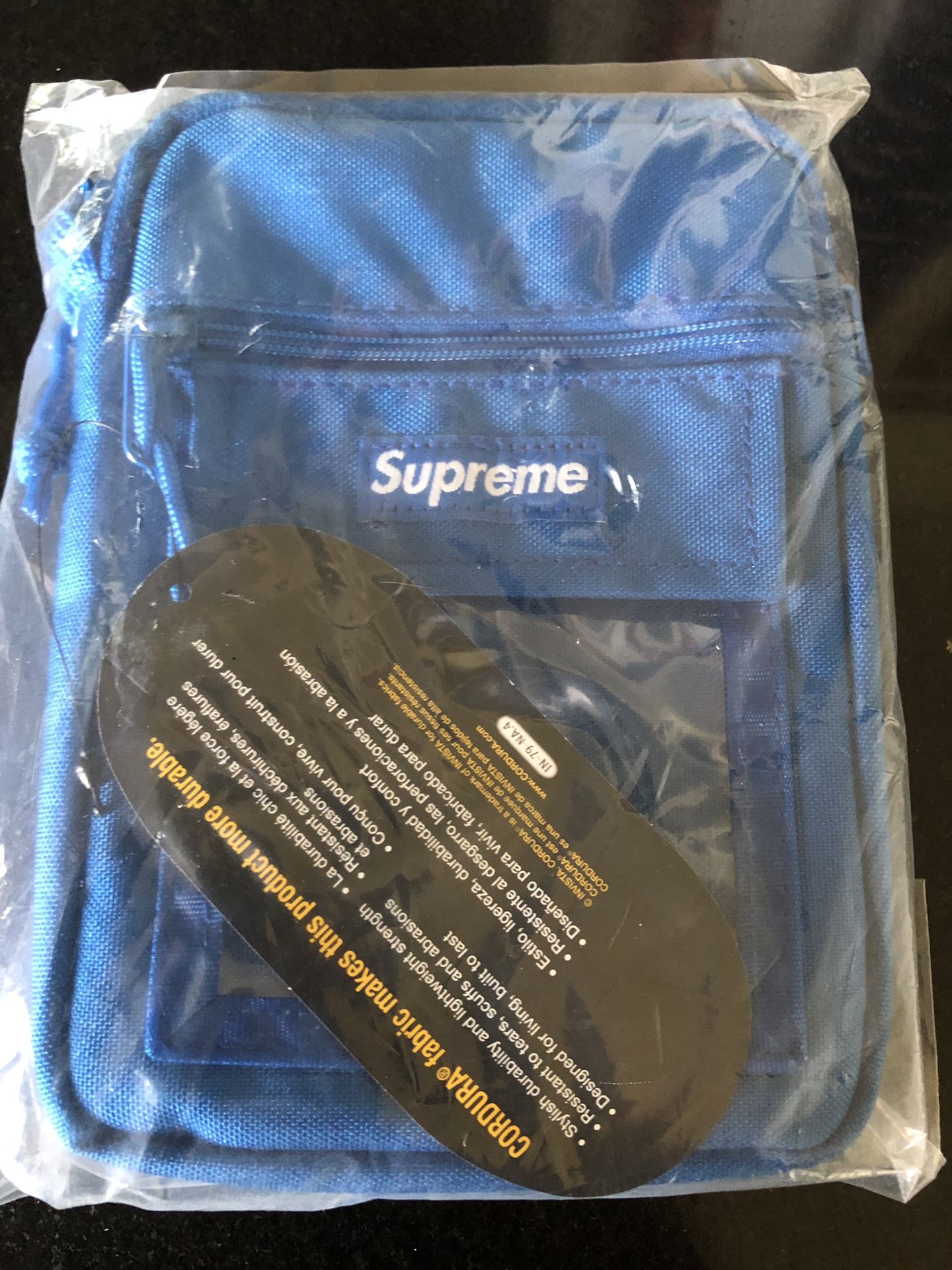 Supreme blue utility pouch