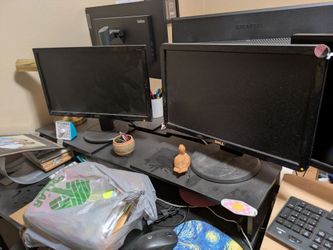 Computer screens two